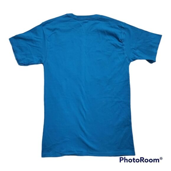 Champion Men's Size Small Blue Logo Short Sleeve T-shirt - Picture 2 of 6